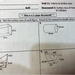 Real life area of composite figures answer key