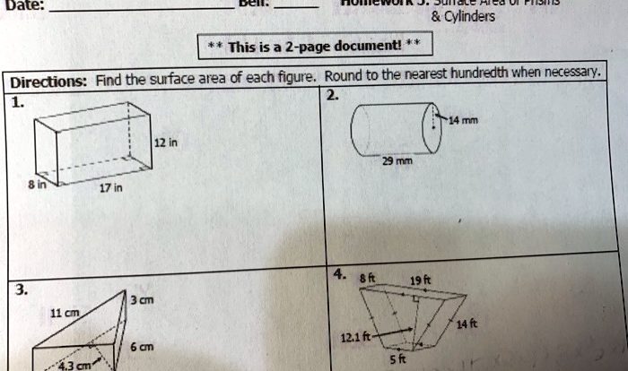 Real life area of composite figures answer key