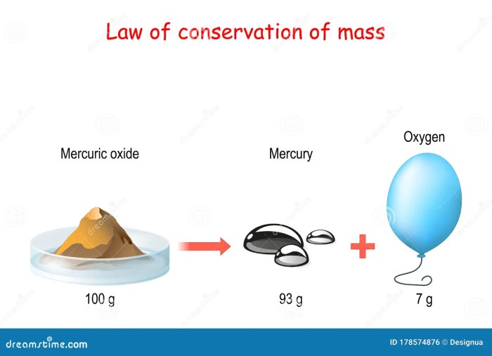 Mass conservation law practice tes